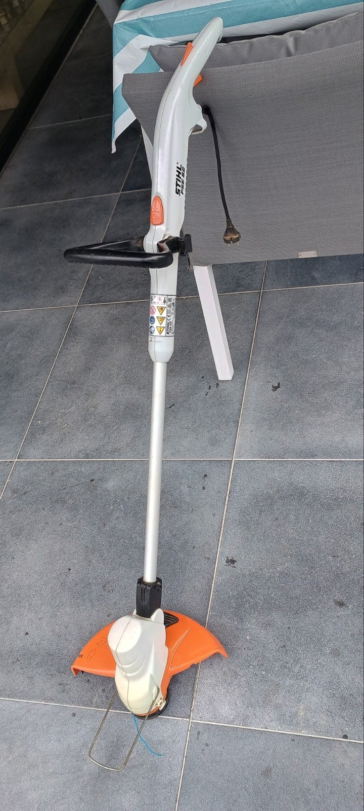 Stihl elektrische grastrimmer/ Kantmaaier, Tuin en Terras, Grastrimmers, Ophalen, Zo goed als nieuw, Stihl