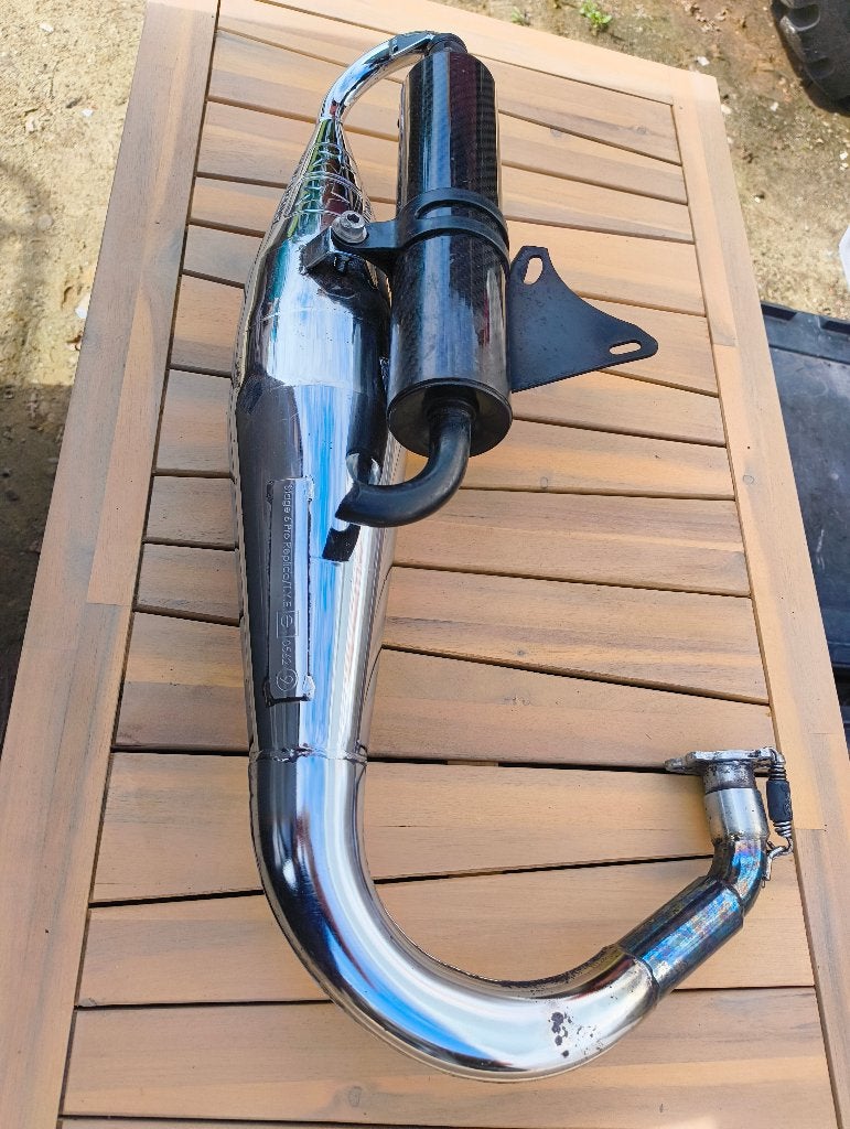 Échappement vertical Stage6 Pro Replica MKII Minarelli, Enlèvement ou Envoi, Utilisé, Pot d'échappement, Yamaha