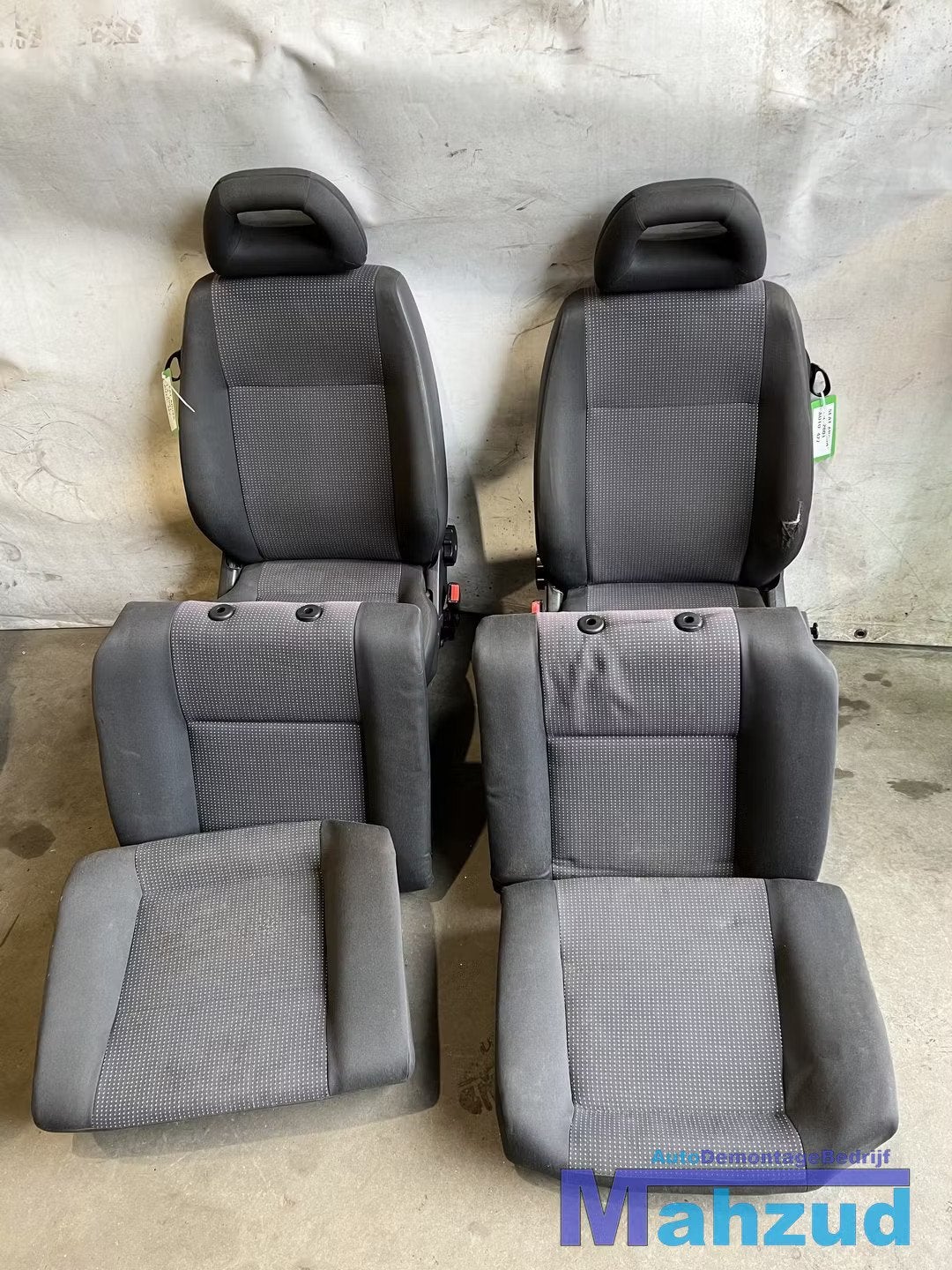 SEAT AROSA Lupo Compleet interieur stof zwart 1997-2004, Auto-onderdelen, Seat, Gebruikt, Volkswagen AG, Vw@volkswagen.de