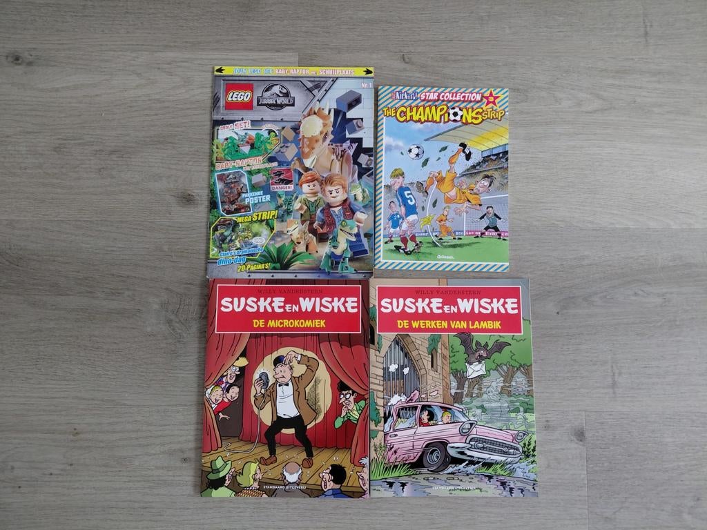Stripverhalen en lego doeboek, Boeken, Stripverhalen, Zo goed als nieuw, Meerdere stripboeken, Ophalen