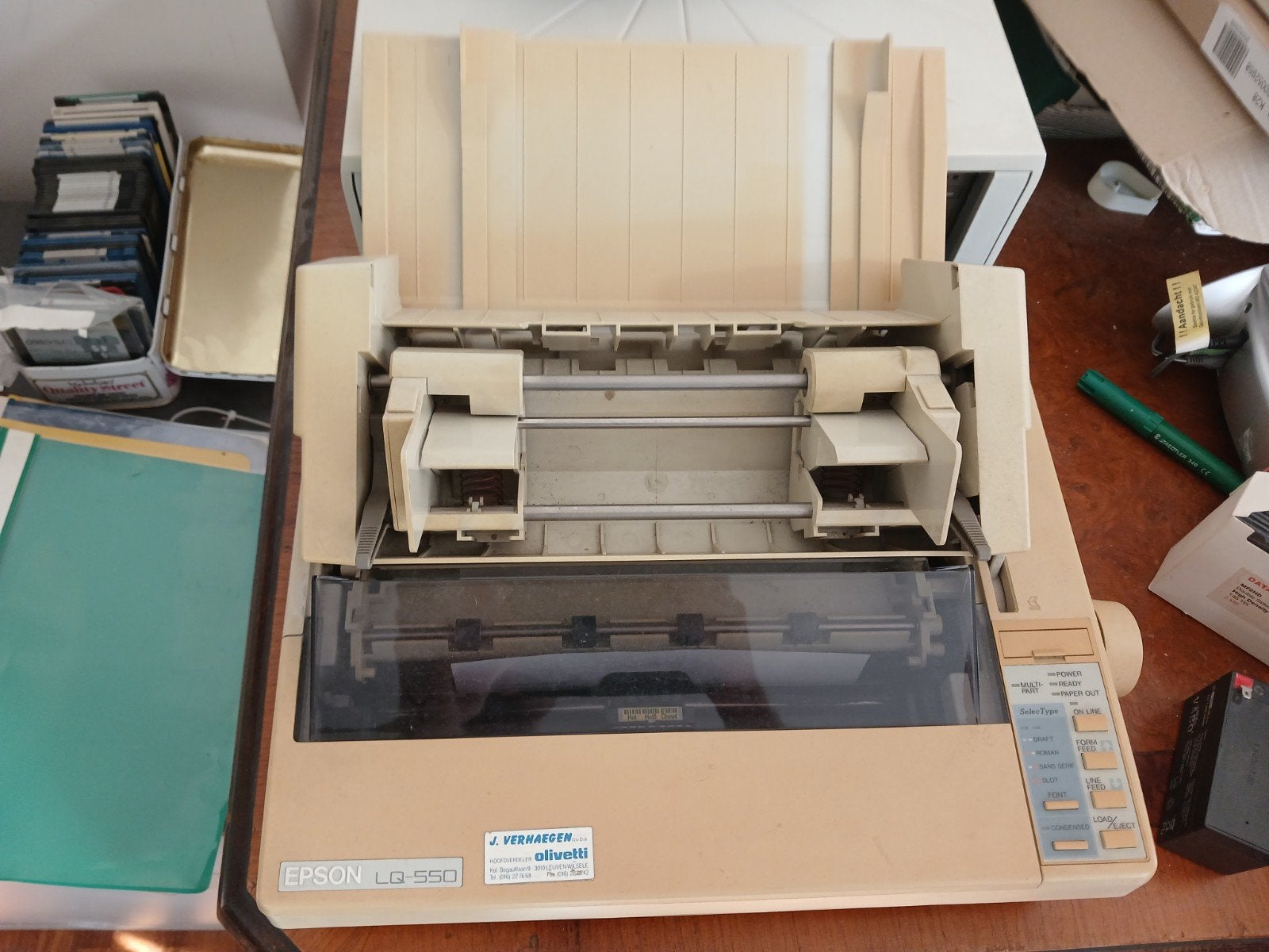 Epson LQ-550 Vintage Matrixprinter / Naaldenprinter (24-pin), Ophalen, Epson
