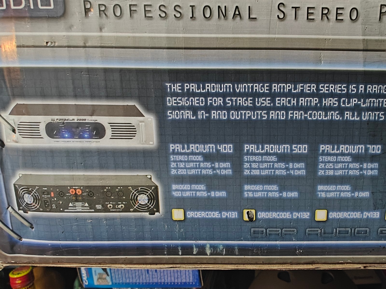 DAP audio palladium P500 vintage+ behringer VMX 200 dj-mixer, Muziek en Instrumenten, Ophalen, Gebruikt