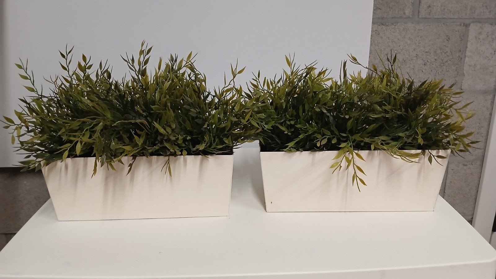 Plastic planten, groen, Enlèvement, Métal