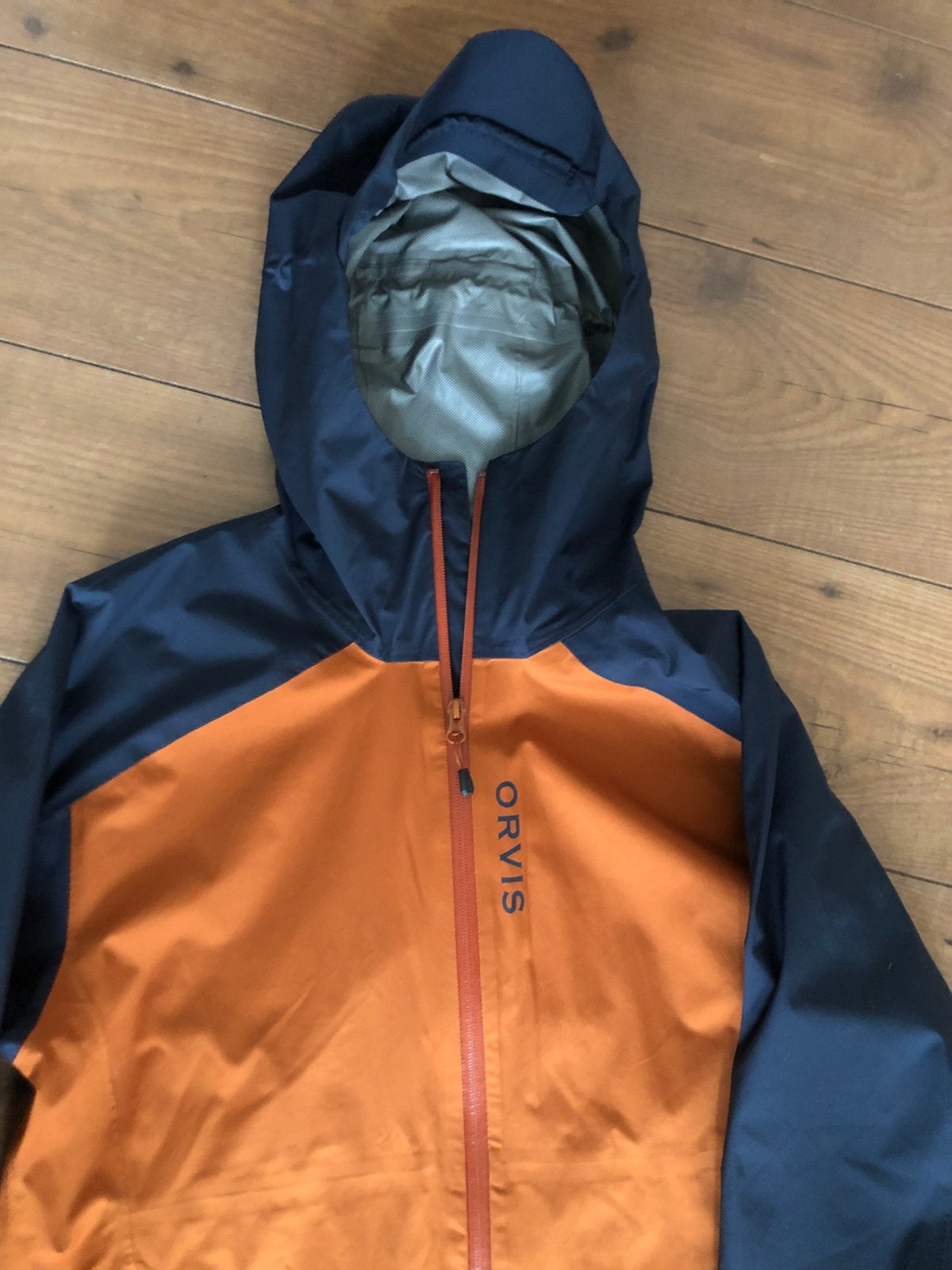 Orvis regen jas, Ophalen, Nieuw