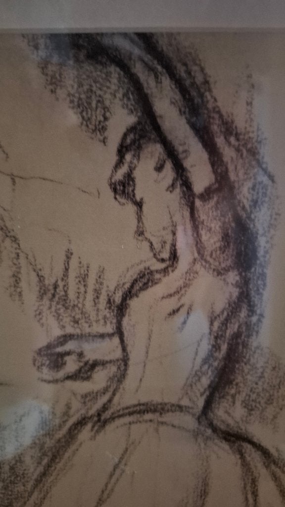 Edgar Degas Ballerina op het podium, Abstrait, Papier ou carton, Enlèvement, 20 - 50 cm