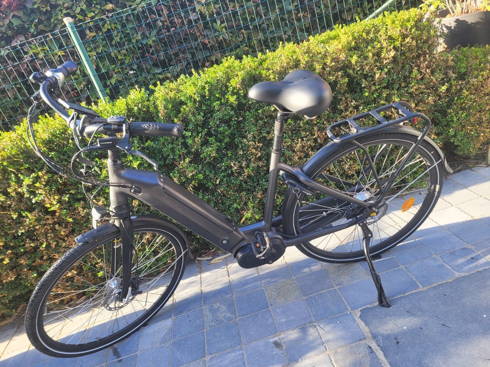 electrische damesfiets, Ophalen