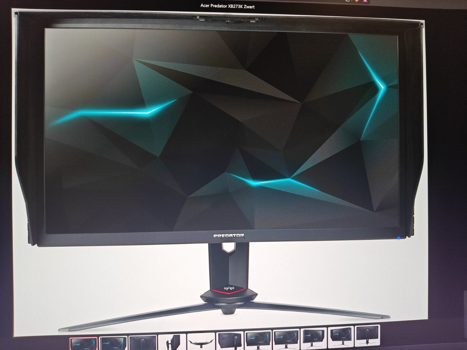 Acer predator XB273K S 4k 144HZ, Computers en Software, Gaming, Gebruikt, IPS, Verzenden