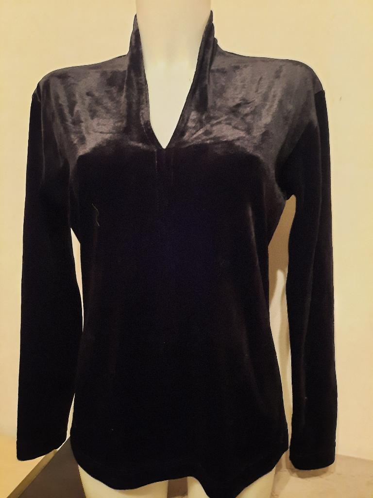OLSEN  velours zwart truitje, Kleding | Dames, Maat 38/40 (M), Zwart, Ophalen of Verzenden, Zo goed als nieuw