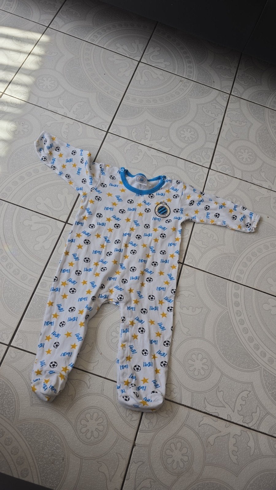 kruippak club brugge maat 74/80, Enfants & Bébés, Vêtements de bébé | Taille 62, Enlèvement