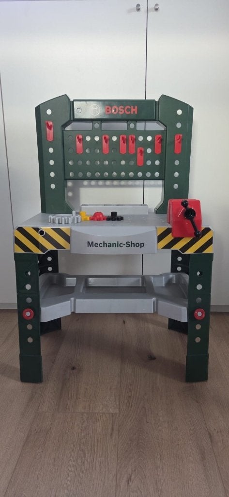 Bosch Mechanic-Shop kinderwerkbank met gereedschap, Enlèvement, Utilisé, Bricolage