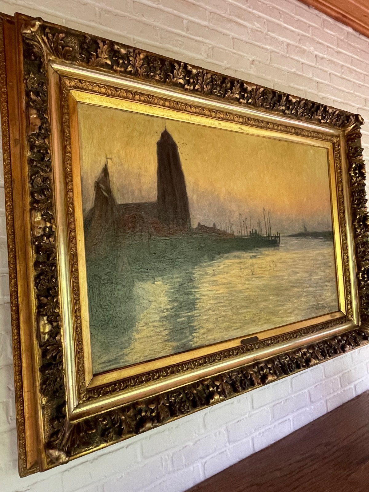 Maarten van der Loo – De Schelde te Burcht – 1904 –, Antiek en Kunst, Kunst | Schilderijen | Klassiek, Ophalen