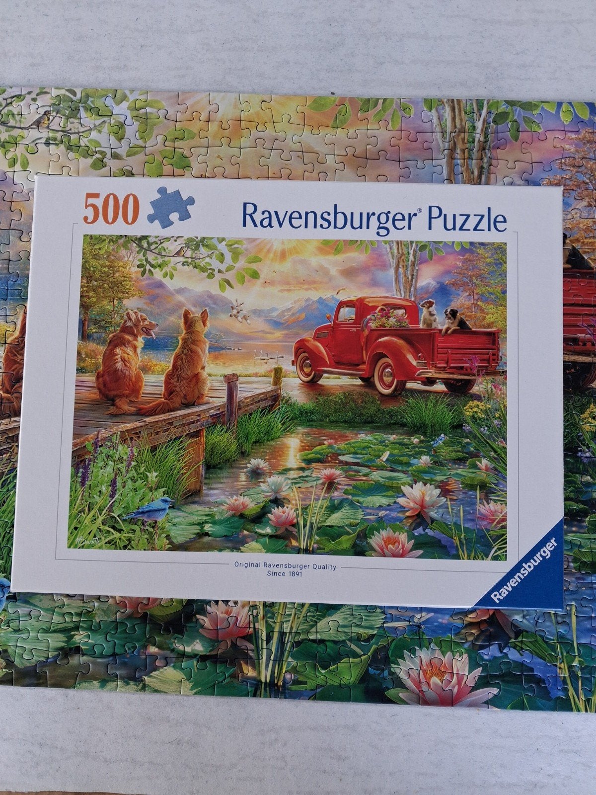 ravensburger puzzel 500 st sumer love, Hobby & Loisirs créatifs, Sport cérébral & Puzzles, Enlèvement ou Envoi