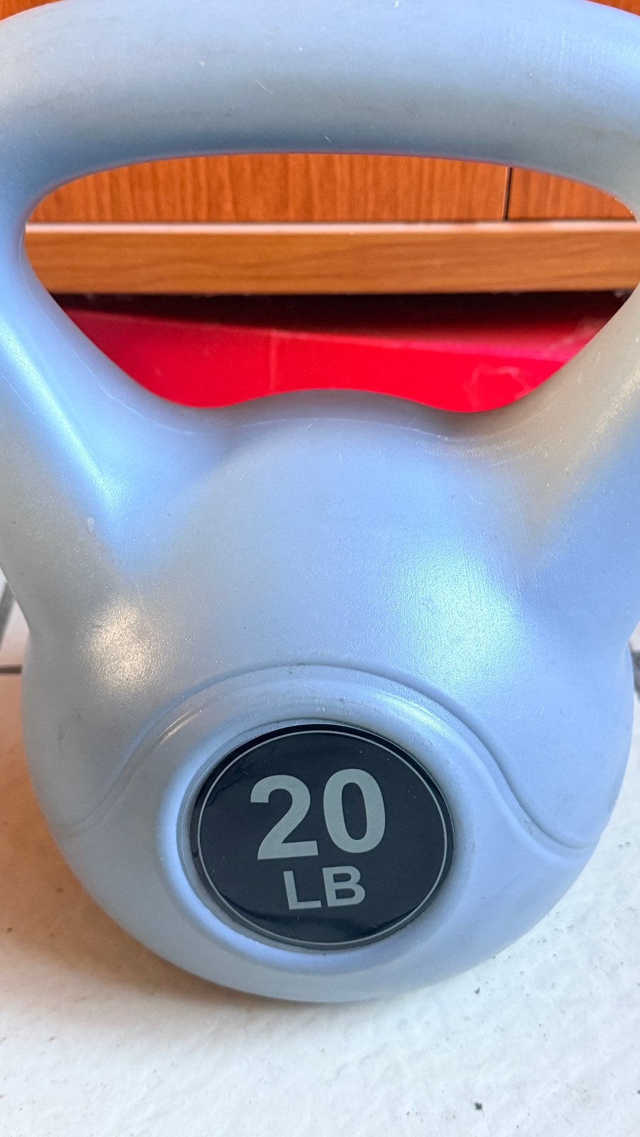 Kettlebell 20LB in zeer goede staat., Sport en Fitness, Ophalen, Kettlebell