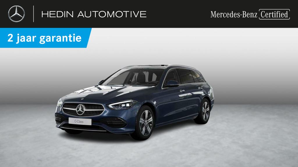 Mercedes-Benz C-Klasse 300 DE Break Luxury Line Panoramisch, Autos, 1800 kg, Entreprise, Hybride Électrique/Diesel, Automatique