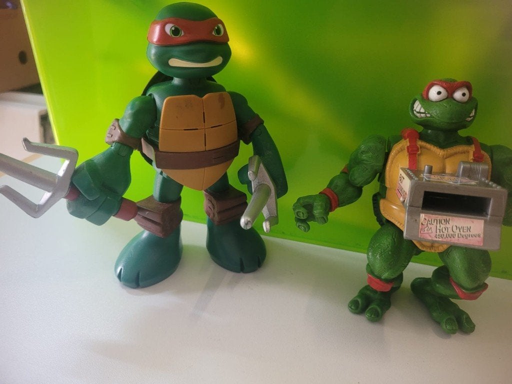Ninja Turtles Popjes, Ophalen, Gebruikt