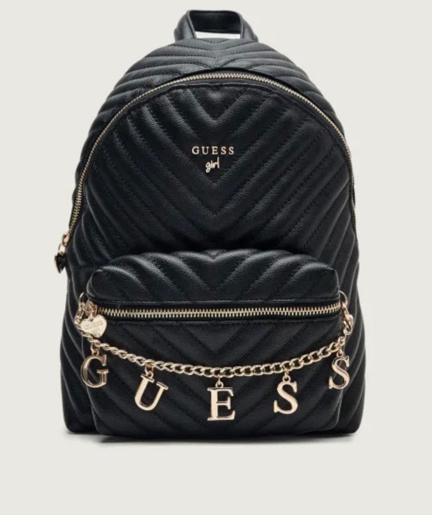 Guess girl backpack zwart, Bijoux, Sacs & Beauté, Porte-monnaie & Portefeuilles, Enlèvement ou Envoi, Neuf, Noir, Guess