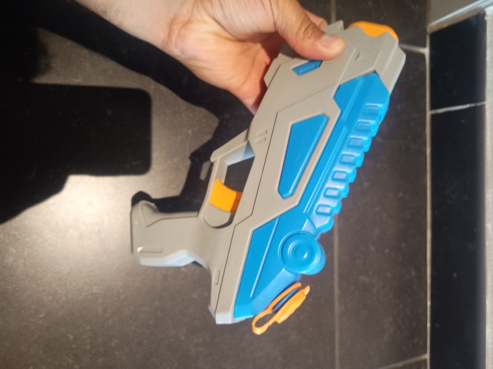 water pistool, Ophalen