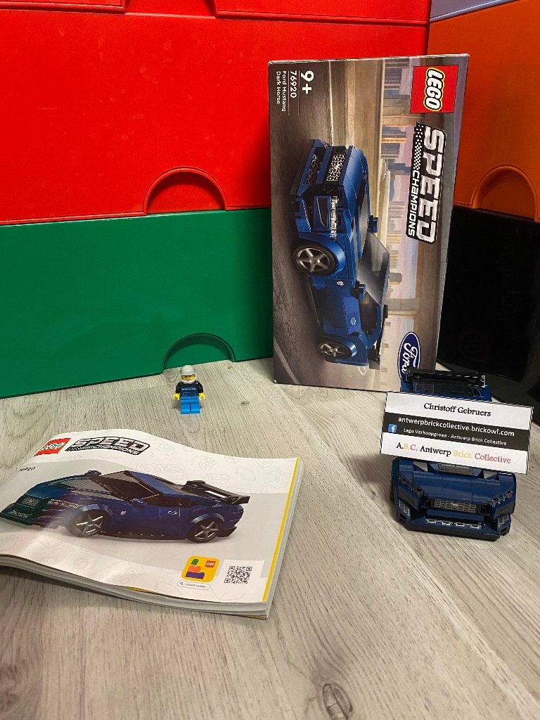 Lego Speed Champions - 76920 - Ford Mustang Dark Horse, Ophalen, Lego, Inclusief accessoires, Speed Champions