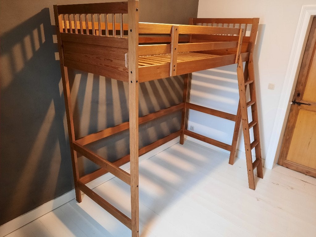 Lit Mezzanine Ikea Hemnes Vintage 2007, 100 cm, Une personne, 180 à 200 cm, Enlèvement
