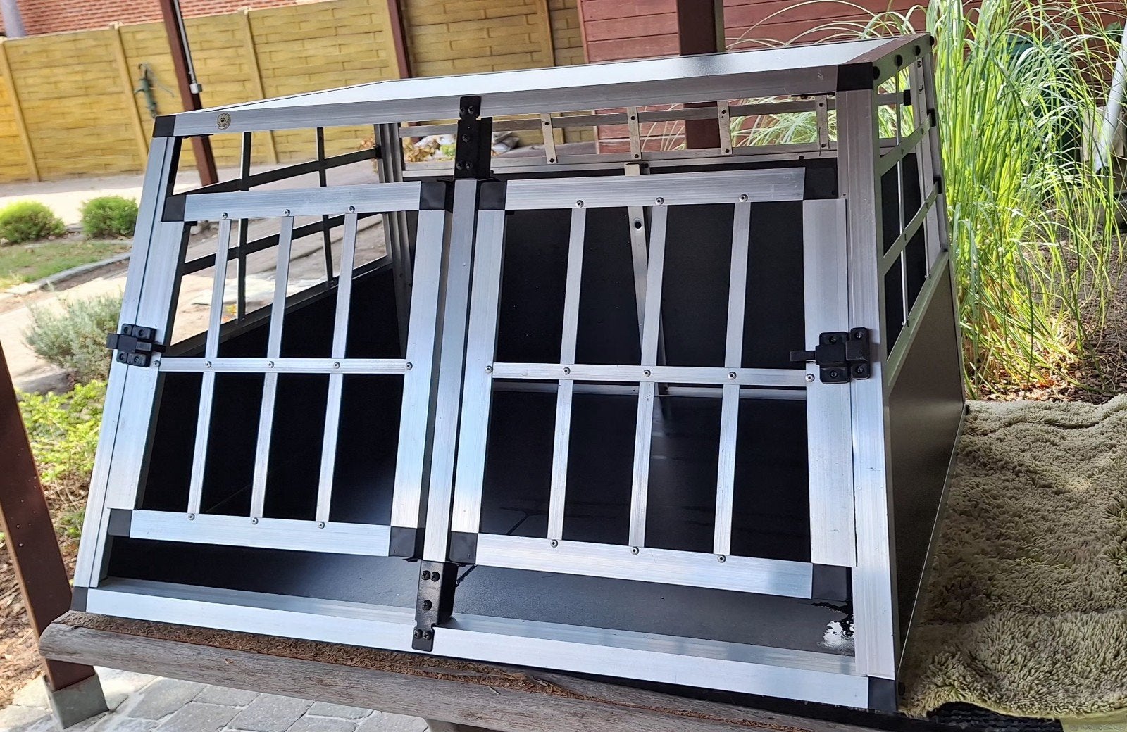 bench, Dieren en Toebehoren, Hondenbenches, Ophalen, Gebruikt