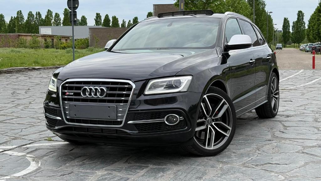 Audi SQ5 3.0V6 Bi-TDI à entraînement dynamique/B&O/Panorama, Autos, Entreprise, 0 kg, Entretenue par le concessionnaire, Noir