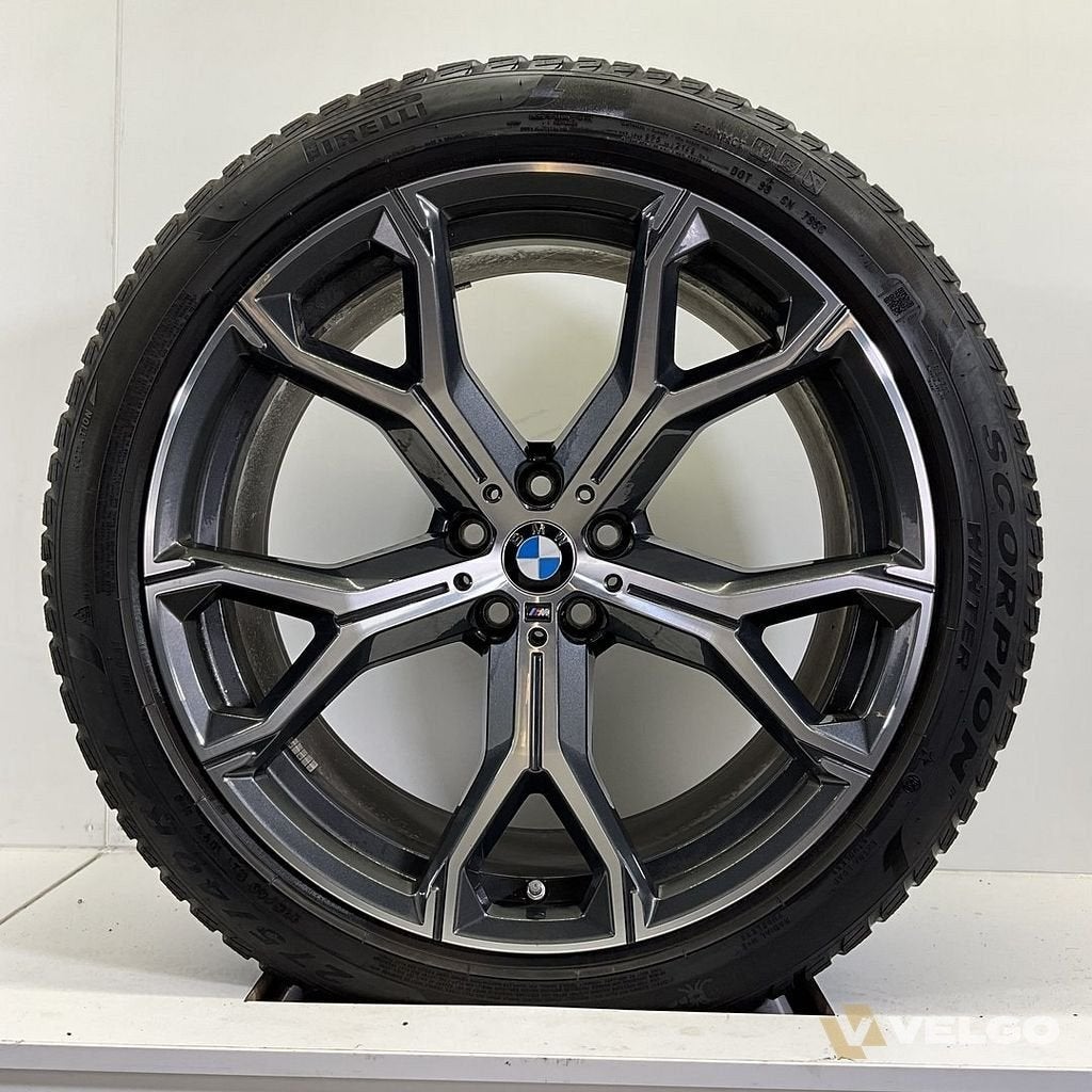 BMW X5 G05 X6 G06 BREEDSET VELGEN + WINTERBANDEN 21 INCH ORI, Auto-onderdelen, Gebruikt, -, 275 mm, -