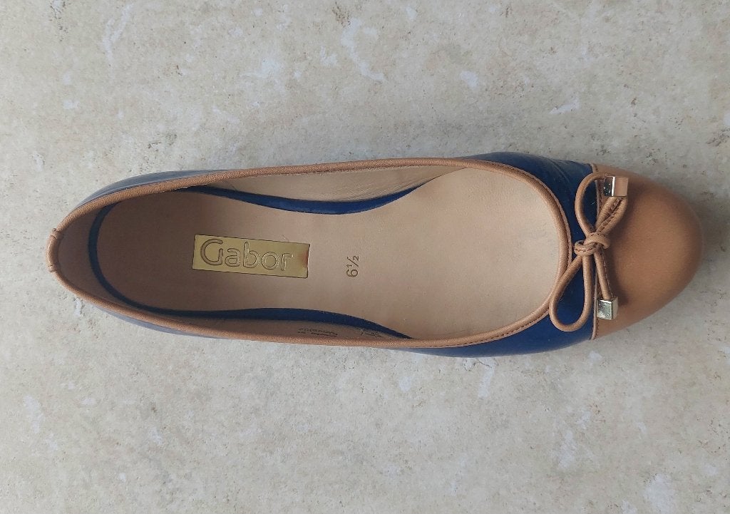 Ballerina Gabor maat 40, Ophalen, Blauw, Gabor, Ballerina's
