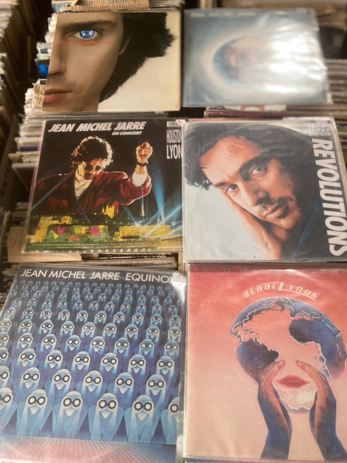 JEAN MICHEL JARRE 7 lp’s samen €70, Cd's en Dvd's, Vinyl | Overige Vinyl, Ophalen of Verzenden, Zo goed als nieuw