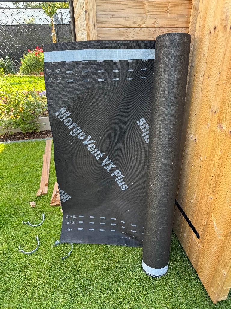 Dakfolie / wandfolie MorgoVent Plus VX zwart 1,5x50, Ophalen, Overige materialen, Zwart, Overige typen