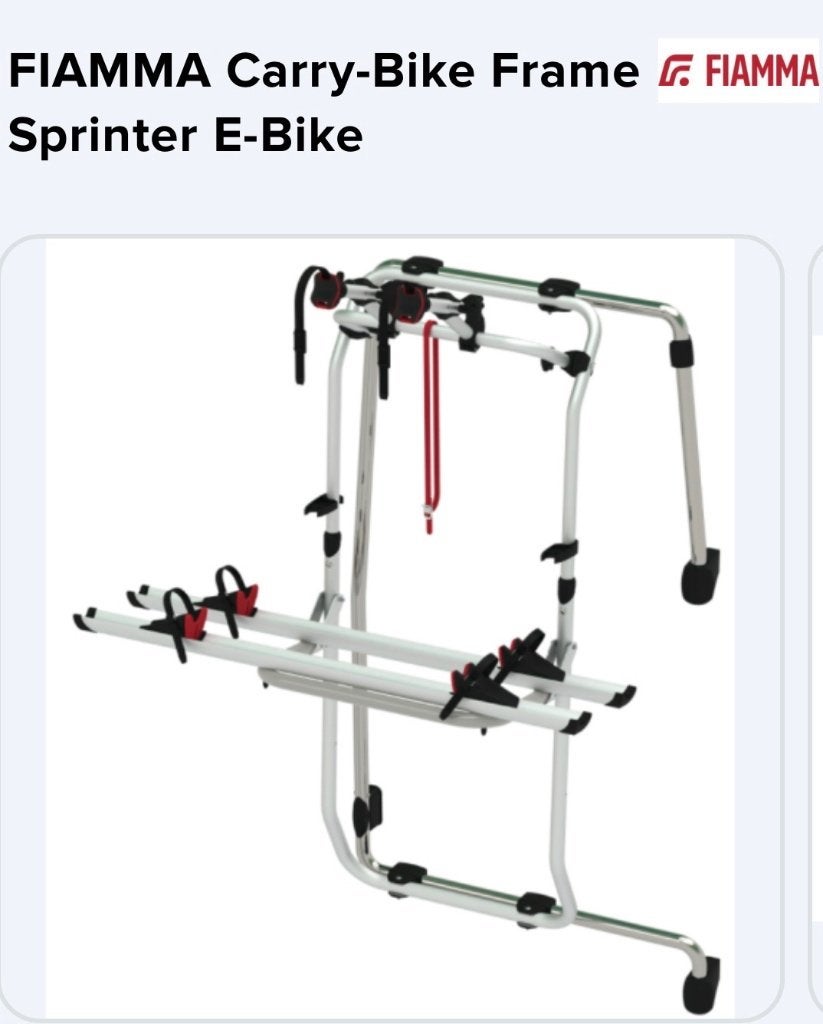[NEUF] Porte-vélos Fiamma Carry-Bike Frame Sprinter, Enlèvement, Neuf