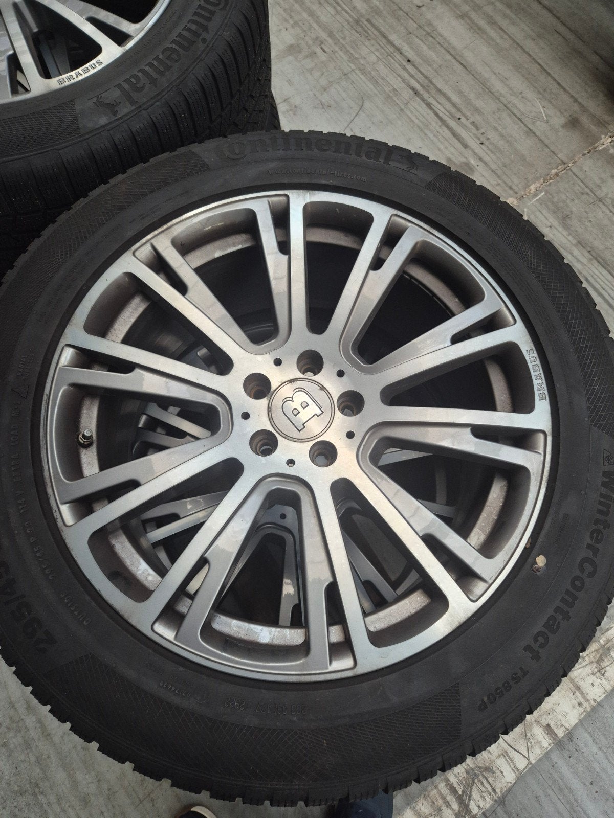 Roues d'hiver BRABUS Mercedes GLE 20", Autos : Pièces & Accessoires, Pneus hiver, Enlèvement, Utilisé, 20 pouces