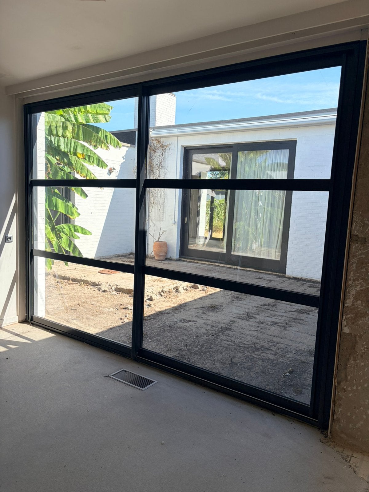 Aluminium schuifraam met dubbel glas, Doe-het-zelf en Bouw, Ophalen, Zo goed als nieuw, Aluminium