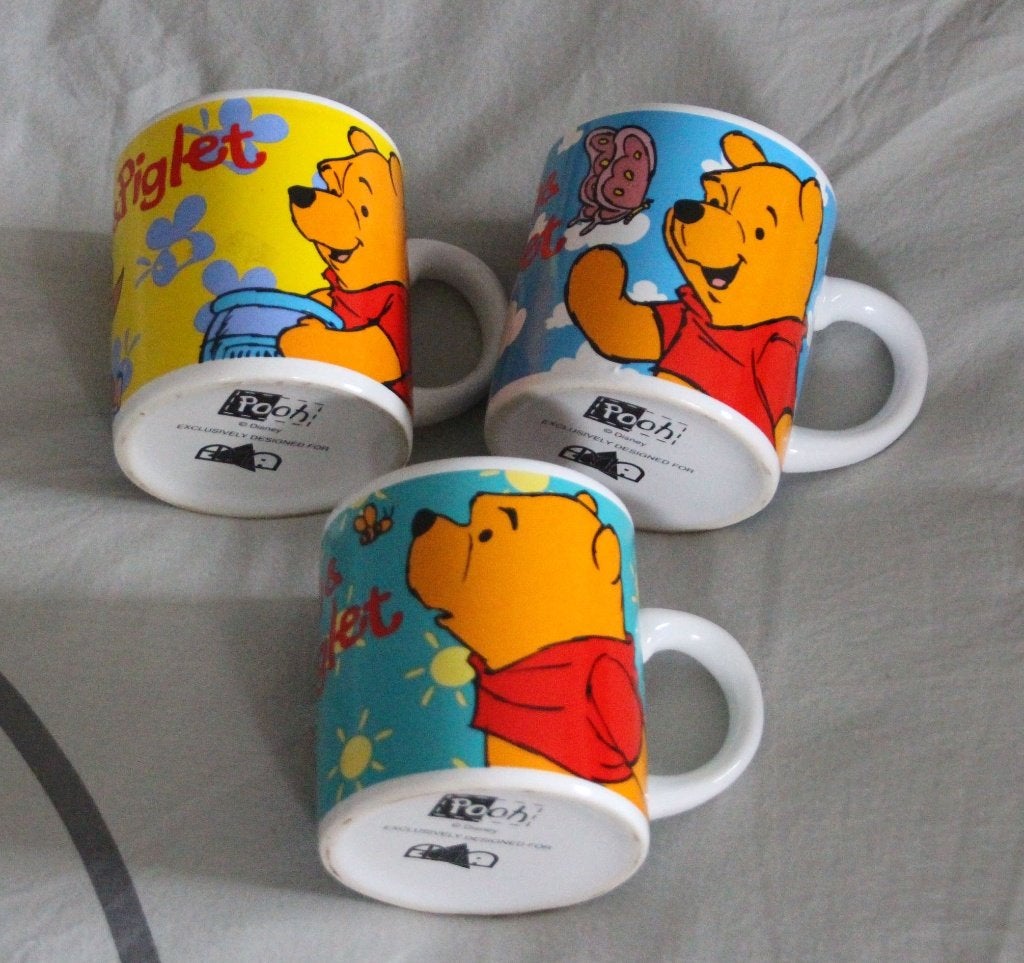 3x Walt Disney Winnie Pooh tas mug tasse, Verzamelen, Verzenden, Winnie de Poeh of vrienden, Zo goed als nieuw