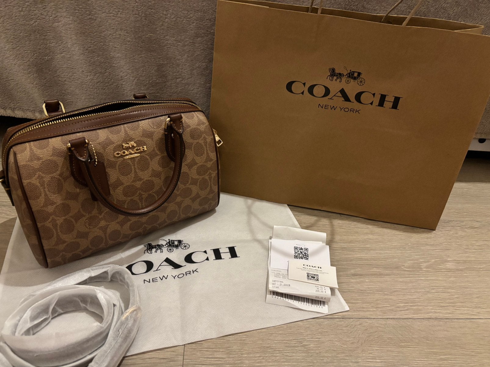 Originele Coach tas, Ophalen of Verzenden, Nieuw, Bruin, Handtas