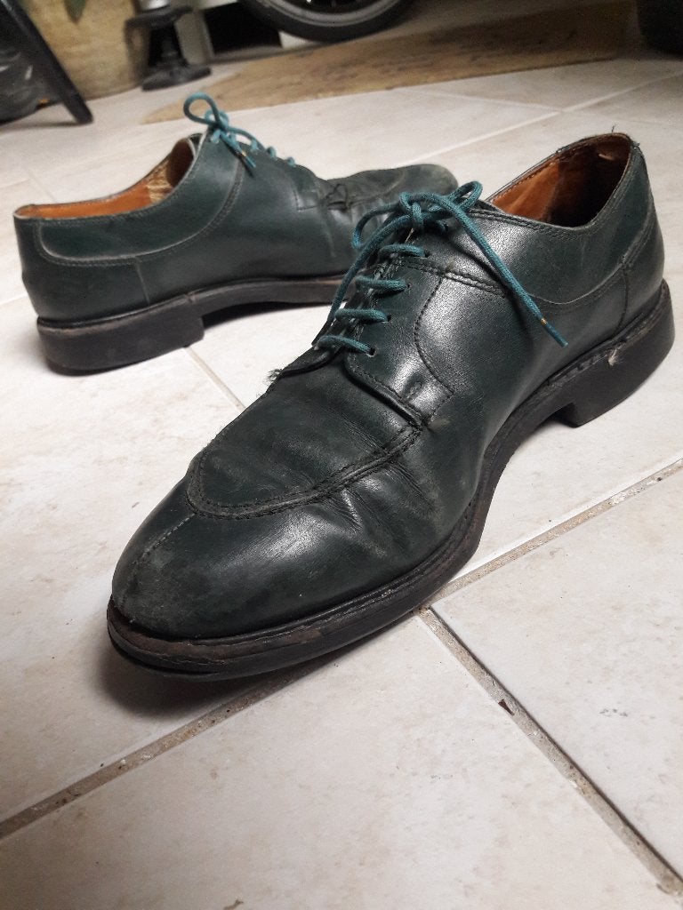 Paraboot Avignon leren derbies vintage donkergroen T37, Kleding | Dames, Ophalen, Paraboot, Werkschoenen, Gedragen