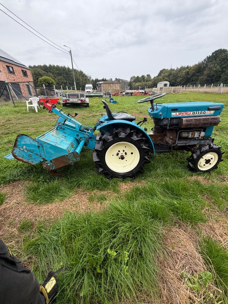 ***prachtige handige Mitsubishi d1100 15pk 4x4 met frees***, Ophalen of Verzenden