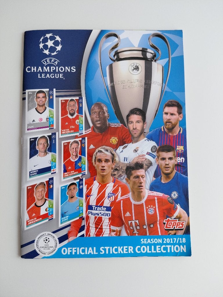 Topps lege album CL 2017-18 - Variant Panini, Verzamelen, Ophalen of Verzenden