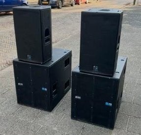 DB Technologies (RCF) DVX set compleet, Audio, Tv en Foto, Gebruikt, Speakerset, Basreflex, Ophalen