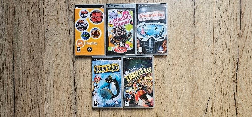 Mooi Lot van 5 PSP Casual & Kids Games — 100% CIB, Games en Spelcomputers, Ophalen of Verzenden, Gebruikt, Platform