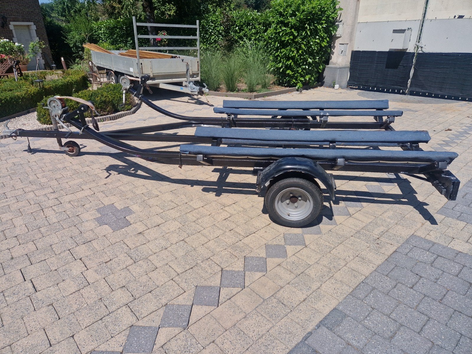 aanhangwagen 2 jetski, Watersport en Boten, Ophalen, Zo goed als nieuw, Jetskitrailer, Minder dan 1500 kg