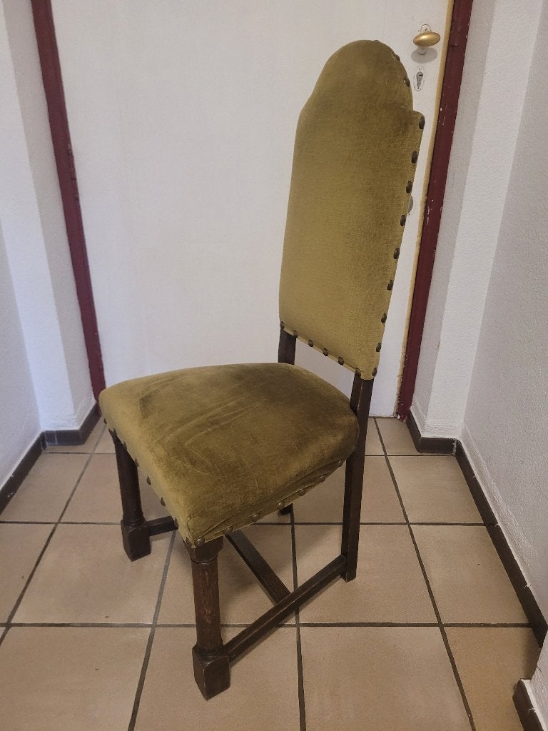 chaises vertes, Maison & Meubles, Chaises, Autres couleurs, Enlèvement, Bois, Cinq, Six Chaises ou plus