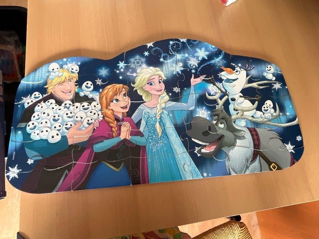 Foam puzzel Frozen 25 stuks, Ophalen, 10 tot 50 stukjes, Gebruikt, 2 tot 4 jaar