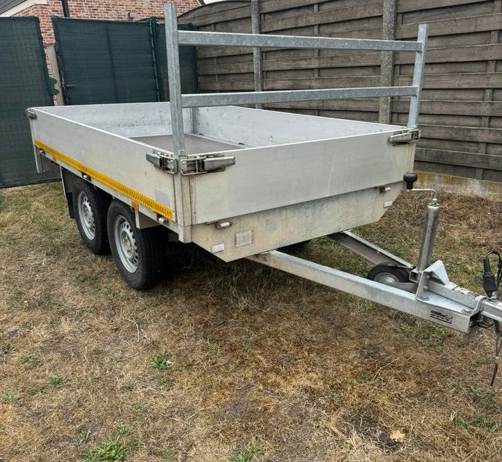 Aanhanger dubbelasser Eduard, Auto diversen, Aanhangers en Bagagewagens, Ophalen, Gebruikt