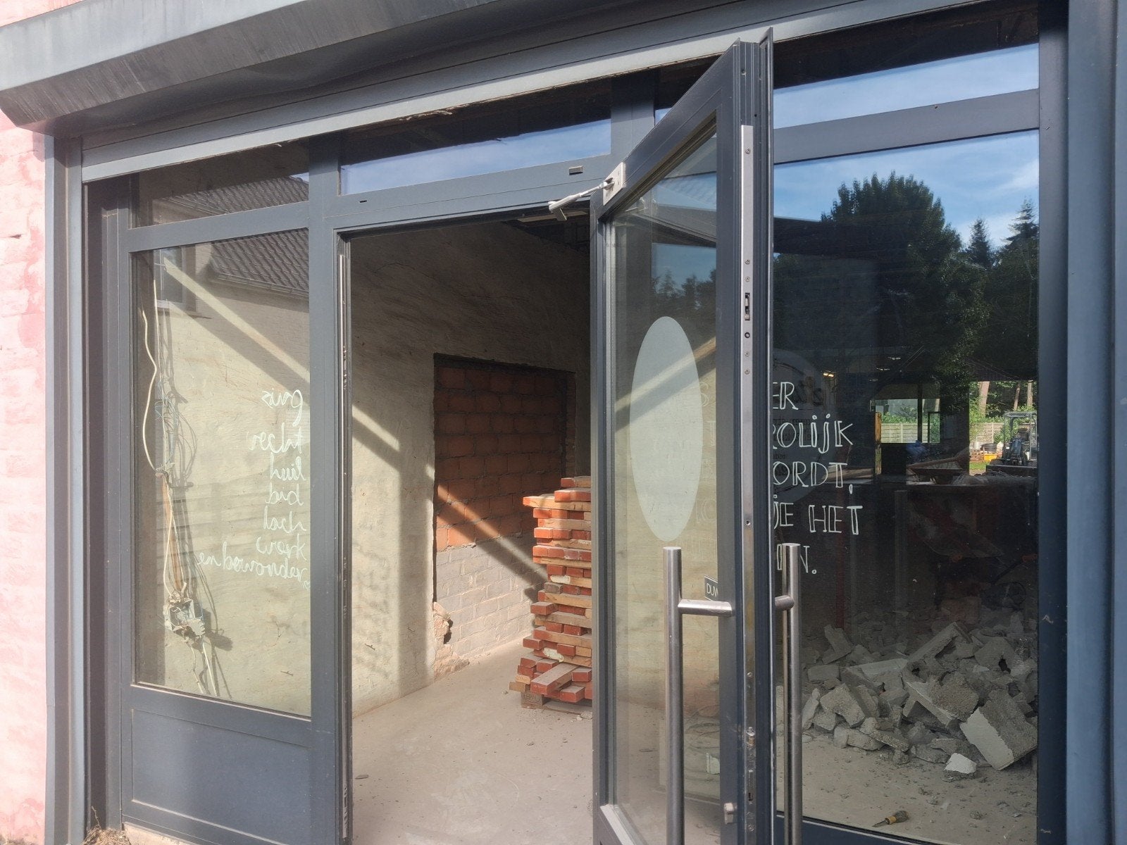 Winkel inkomdeur 1 geheel 3.30 breed en 2.80 hppgte, Doe-het-zelf en Bouw, Ophalen