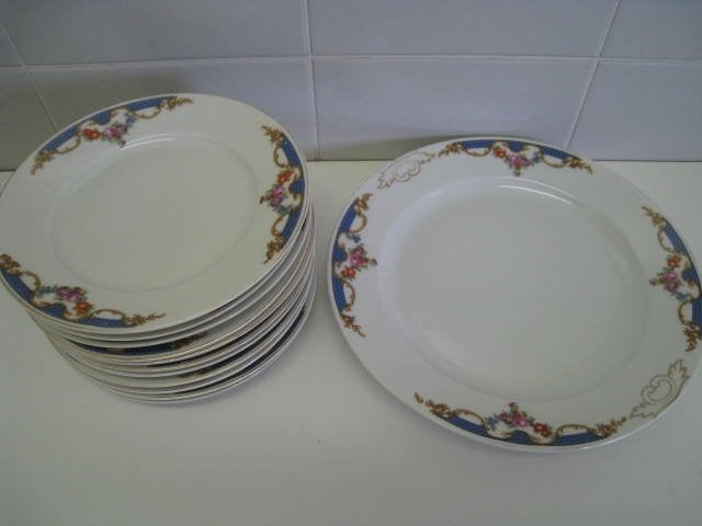 Porseleinen servies 12 stuks, C.T. Altwasser, Silesa, 26, Antiek en Kunst, Ophalen