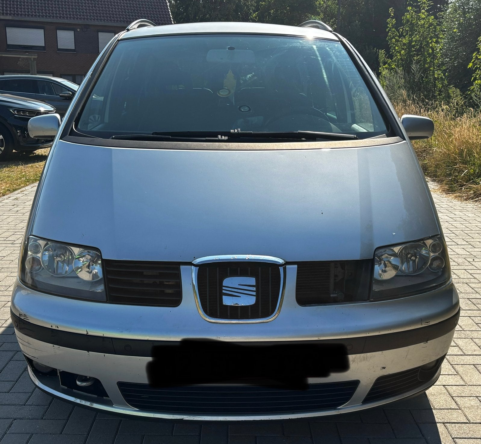 Voiture familiale Seat Alhambra 7 personnes 1.9tdi, Argent ou Gris, Achat, Boîte manuelle, 5 portes