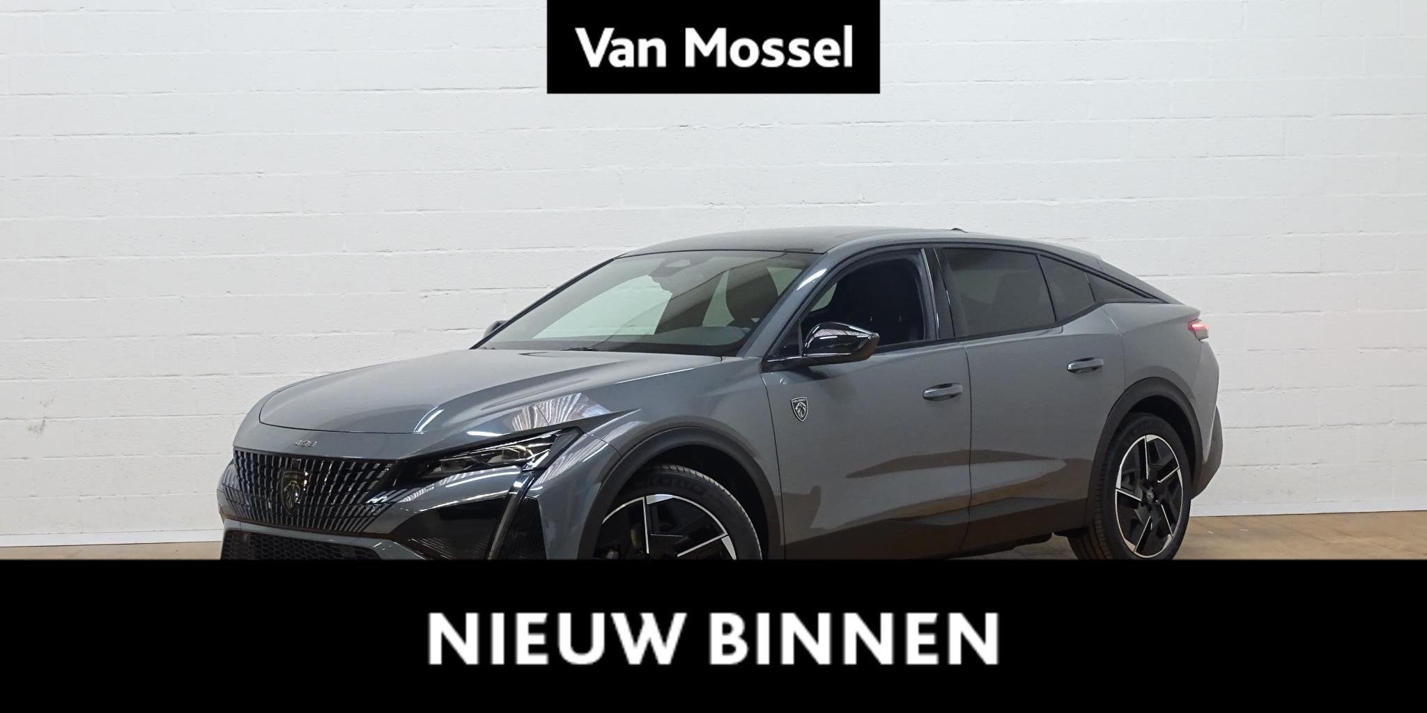 Peugeot 408 1.2 HYBRID 145 e-DSC6 GT verwacht, Zwart, 136 pk, Bedrijf, 5 zetels