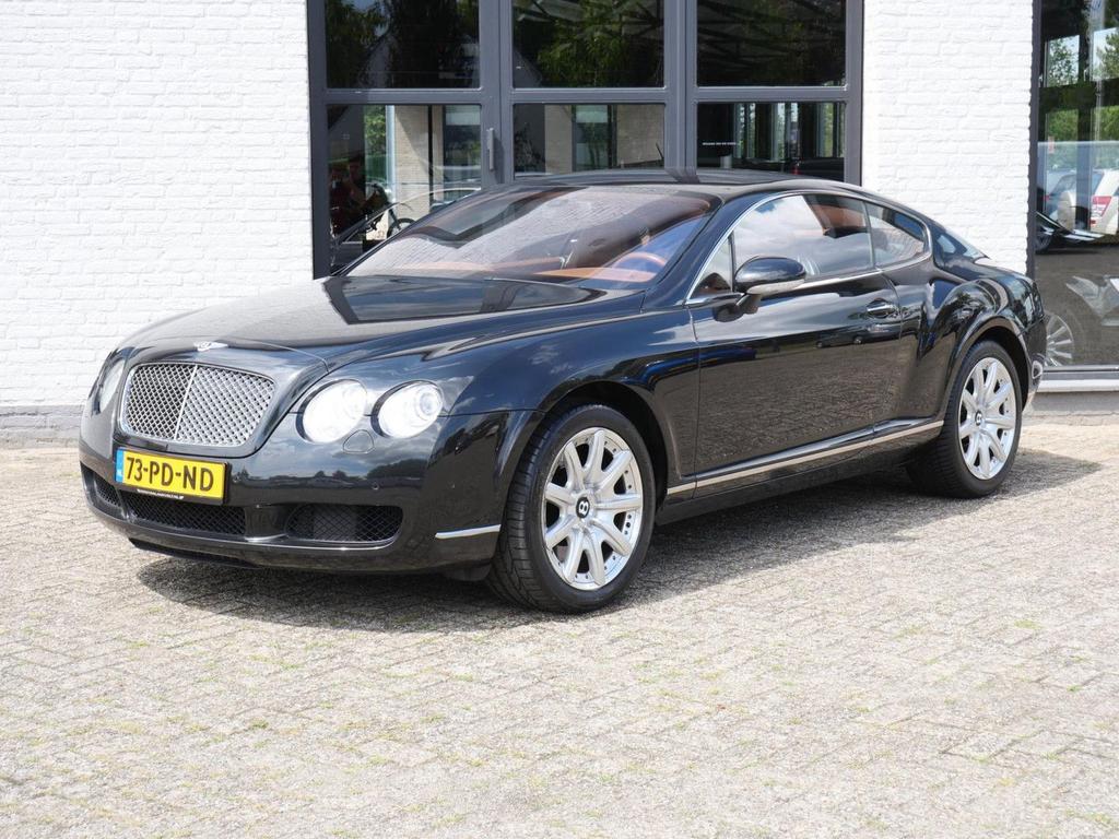Bentley Continental GT 6.0 W12 Origineel NL 154000KM !!! Fis, Auto's, Automaat, Continental, Zwart, Onderhoudsboekje