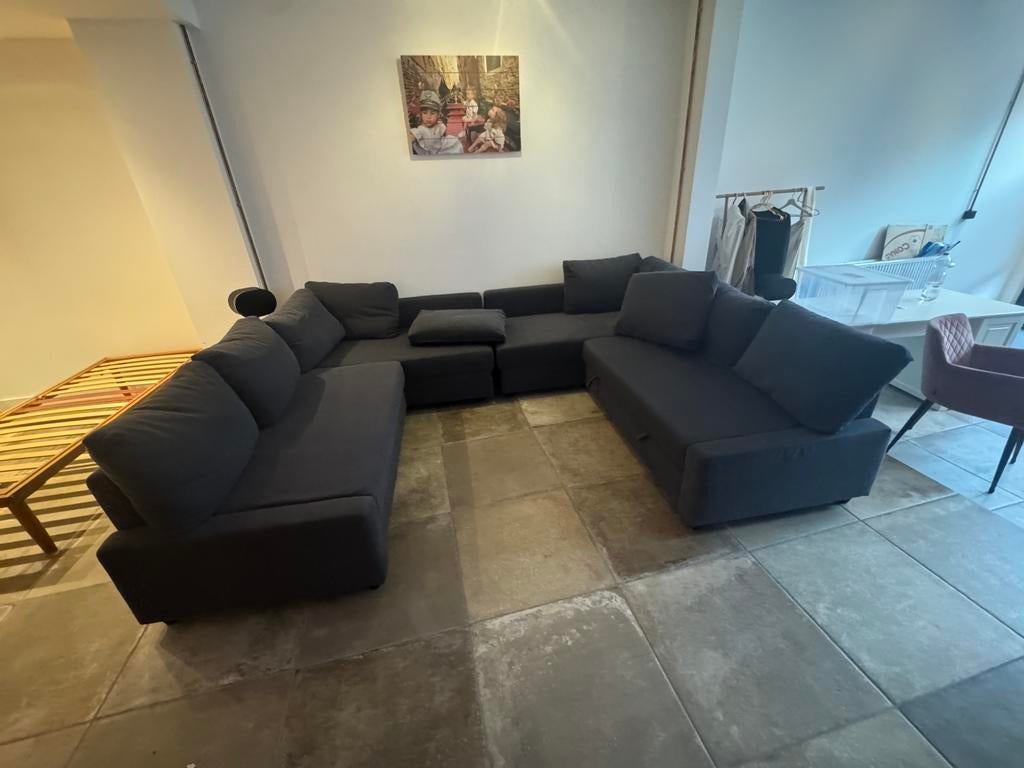 Modulaire zetel / slaapbank – zeer goede staat, Enlèvement, Comme neuf