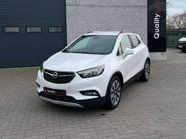 Opel Mokka X 1.4 Turbo, Auto's, MokkaX, 102 kW, https://public.car-pass.be/vhr/330e2dfa-6bd6-4351-8b27-dd6a2f02d5af, Wit